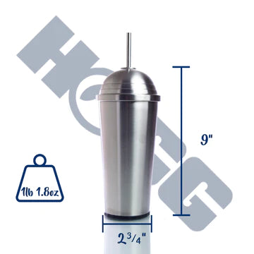 White 20 oz Tumbler - Vacuum Insulated Tumbler w/Clear Lid – CustomHappy